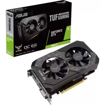 כרטיס מסך Asus TUF Gaming GeForce GTX 1660 Ti EVO OC Edition 6GB GDDR6 TUF-GTX1660TI-O6G-EVO-GAMING