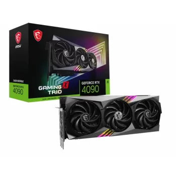 כרטיס מסך MSI GeForce RTX 4090 GAMING X TRIO 24G NVIDIA GeForce RTX 4090 כרטיס מסך MSI GeForce RTX 4090 GAMING X TRIO 24G NVIDIA GeForce RTX 4090