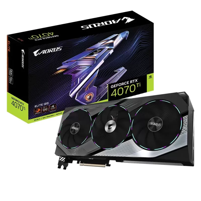 כרטיס מסך Gigabyte GeForce RTX 4070 Ti ELITE 12G GV-N407TAORUS E-12GD