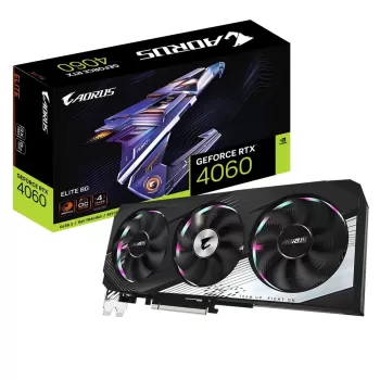 ВидеоКарта Gigabyte AORUS GeForce RTX 4060 ELITE 8G GV-N4060AORUS E-8GD - официальный импортер ВидеоКарта Gigabyte AORUS GeForce RTX 4060 ELITE 8G GV-N4060AORUS E-8GD - официальный импортер