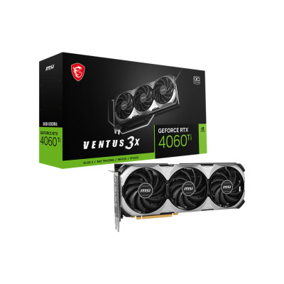 ВидеоКарта MSI GeForce GeForce RTX 4060 Ti VENTUS 3X 8G OC NVIDIA GeForce RTX ВидеоКарта MSI GeForce GeForce RTX 4060 Ti VENTUS 3X 8G OC NVIDIA GeForce RTX