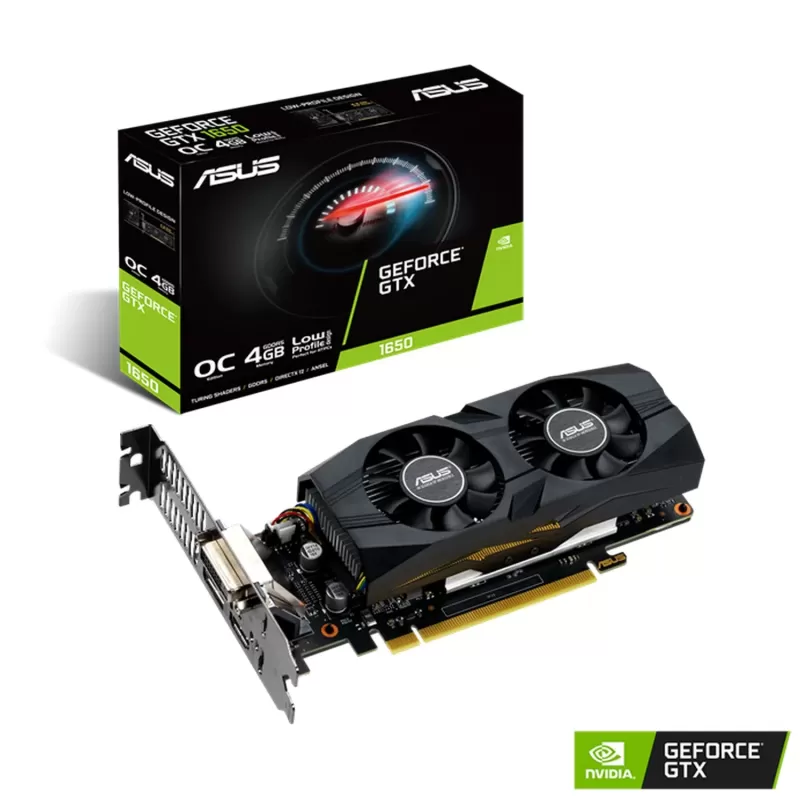 Video Card Asus GeForce GTX 1650 OC edition 4GB GDDR5 90YV0D30-M0NA00 Video Card Asus GeForce GTX 1650 OC edition 4GB GDDR5 90YV0D30-M0NA00