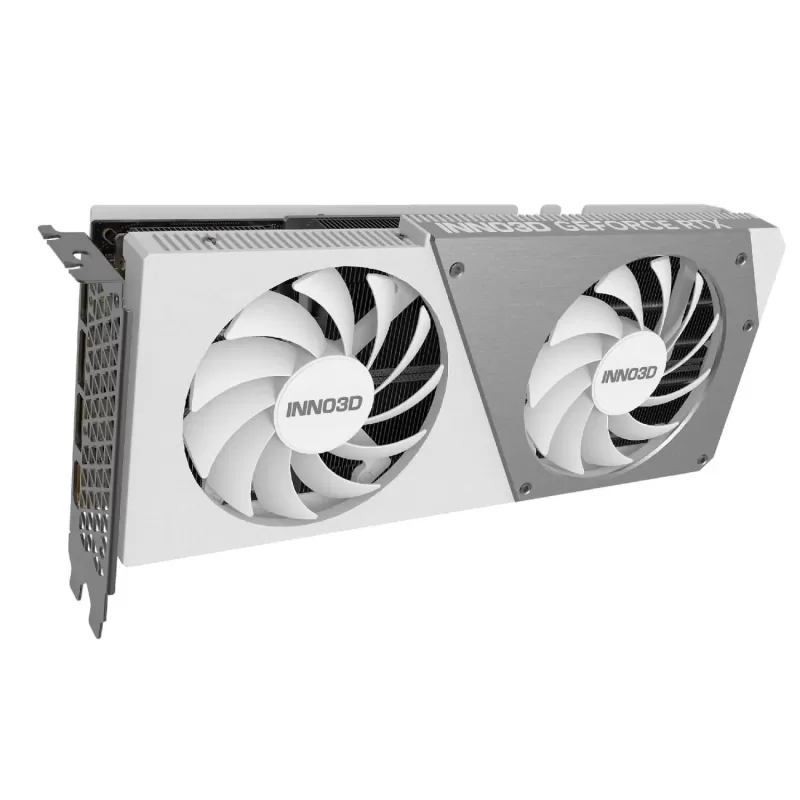 כרטיס מסך Inno3D GeForce RTX 4070 SUPER TWIN X2 OC WHITE N407S2-126XX-186162W