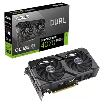 כרטיס מסך Asus Dual GeForce RTX 4070 SUPER EVO OC Edition 12GB GDDR6X 90YV0KC0-M0NA00