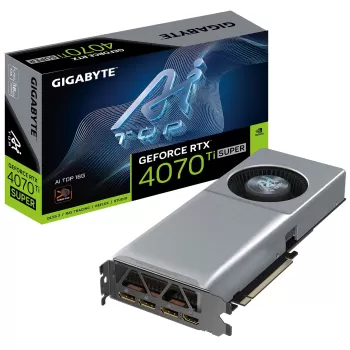 כרטיס מסך Gigabyte RTX 4070 Ti SUPER AI TOP 16G GV-N407TSAI TOP-16GD מצב:משומש - יבואן רשמי