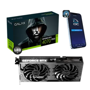 ВидеоКарта Galax GeForce RTX 4070 SUPER 1-Click OC 2X V2 47SOM7MDABCD
