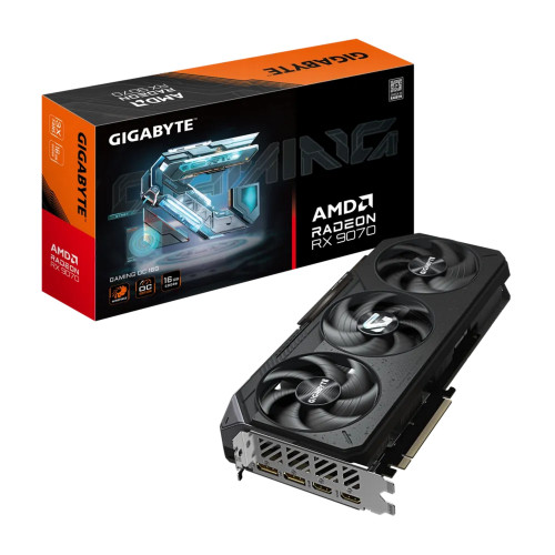 כרטיס מסך Gigabyte Radeon RX 9070 GAMING OC 16G GV-R9070GAMING OC-16GD