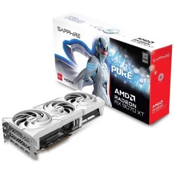 כרטיס מסך Sapphire PURE RX 9070 XT GAMING OC 16GB 11348-02-20G