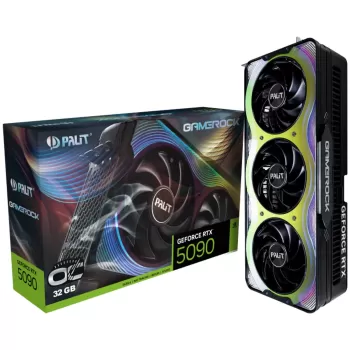 Video Card Palit GeForce RTX 5090 GameRock OC 32GB NE75090S19R5-GB2020G Video Card Palit GeForce RTX 5090 GameRock OC 32GB NE75090S19R5-GB2020G