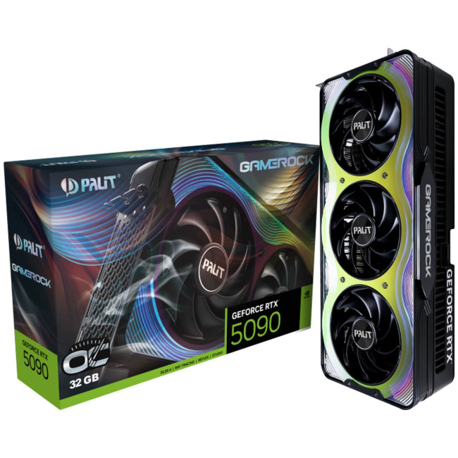 ВидеоКарта Palit GeForce RTX 5090 GameRock OC 32GB NE75090S19R5-GB2020G