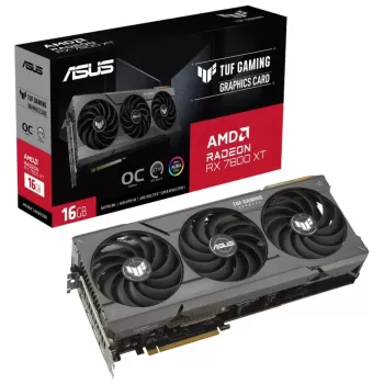 כרטיס מסך Asus TUF Gaming Radeon RX 7800 XT OC Edition 16GB GDDR6 90YV0JJ0-M0NA00