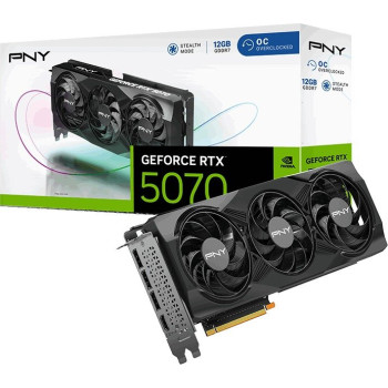 Video Card PNY GeForce RTX 5070 ARGB EPIC-X RGB Overclocked Triple Video Card PNY GeForce RTX 5070 ARGB EPIC-X RGB Overclocked Triple