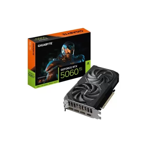 כרטיס מסך Gigabyte GeForce RTX 5060 Ti WINDFORCE MAX OC 16G GV-N506TWF2MAXOC-16GD