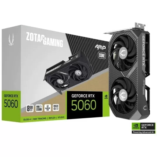 Video Card Zotac GAMING GeForce RTX 5060 AMP Core 8GB ZT-B50600F2-10M