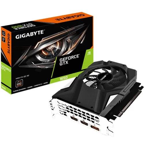 Video Card Gigabyte GeForce GTX 1650 MINI ITX OC 4G GV-N1650IXOC-4GD