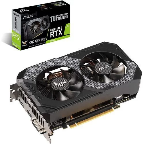 ВидеоКарта Asus TUF Gaming GeForce RTX 2060 OC edition 6GB GDDR6 TUF-RTX2060-O6G-GAMING