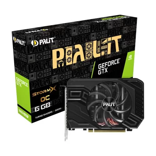 ВидеоКарта Palit GeForce GTX 1660 SUPER StormX OC NE6166SS18J9-161F
