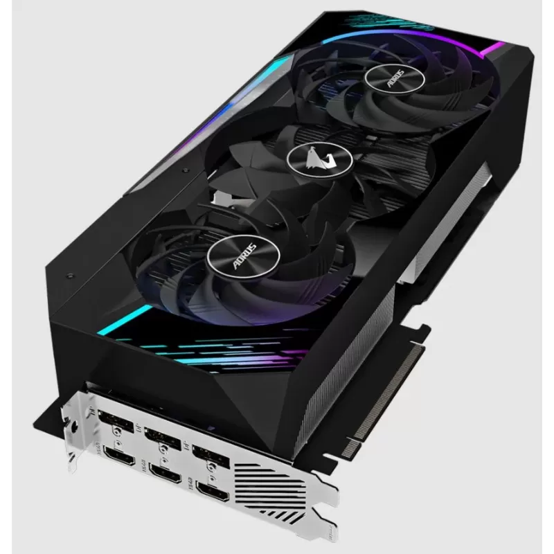 כרטיס מסך Gigabyte AORUS GeForce RTX 3080 MASTER 10G GV-N3080AORUS M-10GD (rev. 2.0) LHR - יבואן רשמי כרטיס מסך Gigabyte AORUS GeForce RTX 3080 MASTER 10G GV-N3080AORUS M-10GD (rev. 2.0) LHR - יבואן רשמי