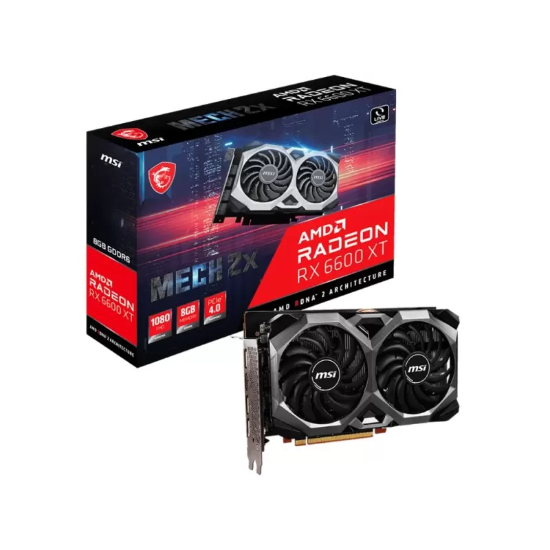 כרטיס מסך MSI Radeon RX 6600 XT MECH 2X 8G V1 912-V502-037