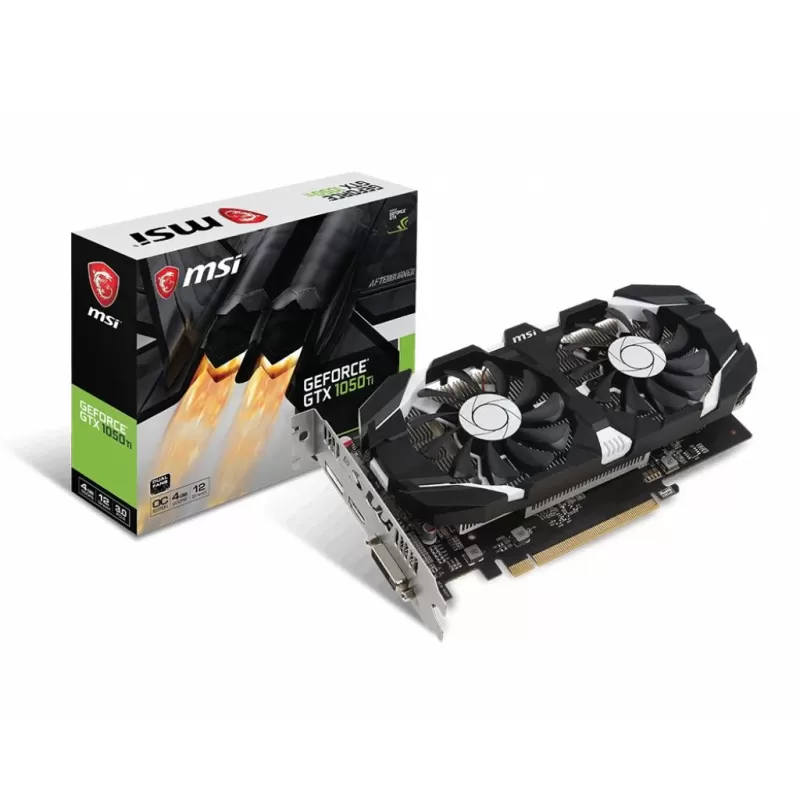 כרטיס מסך MSI GeForce GTX 1050 Ti 4GT OCV1 NVIDIA GeForce GTX 1050 Ti כרטיס מסך MSI GeForce GTX 1050 Ti 4GT OCV1 NVIDIA GeForce GTX 1050 Ti