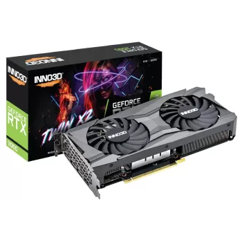 Video Card Inno3D GEFORCE RTX 3060 8GB TWIN X2 N30602-08D6X-11902130