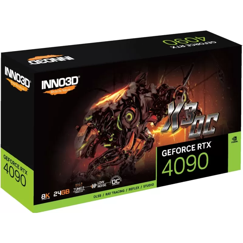 כרטיס מסך Inno3D GEFORCE RTX 4090 X3 OC N40903-246XX-18332989 כרטיס מסך Inno3D GEFORCE RTX 4090 X3 OC N40903-246XX-18332989