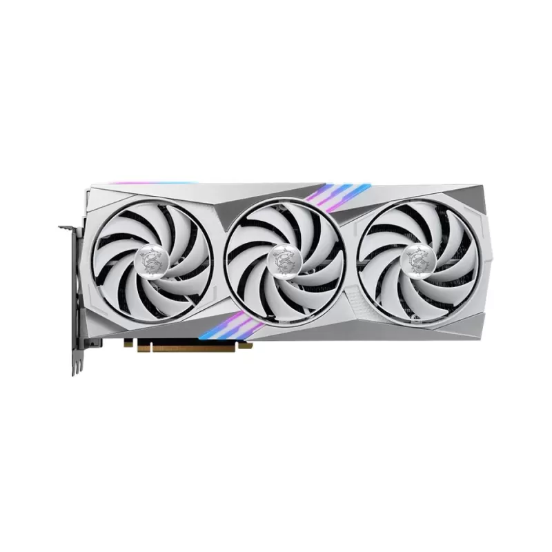 כרטיס מסך MSI GeForce RTX 4070 Ti GAMING X TRIO WHITE 12G NVIDIA GeForce RTX 4070 Ti