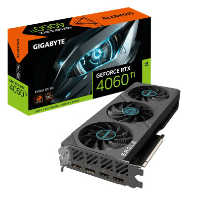 Video Card Gigabyte GeForce RTX 4060 Ti EAGLE OC 8G GV-N406TEAGLE OC-8GD Video Card Gigabyte GeForce RTX 4060 Ti EAGLE OC 8G GV-N406TEAGLE OC-8GD