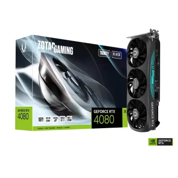 כרטיס מסך Zotac GAMING GeForce RTX 4080 16GB Trinity Black Edition ZT-D40810P-10P