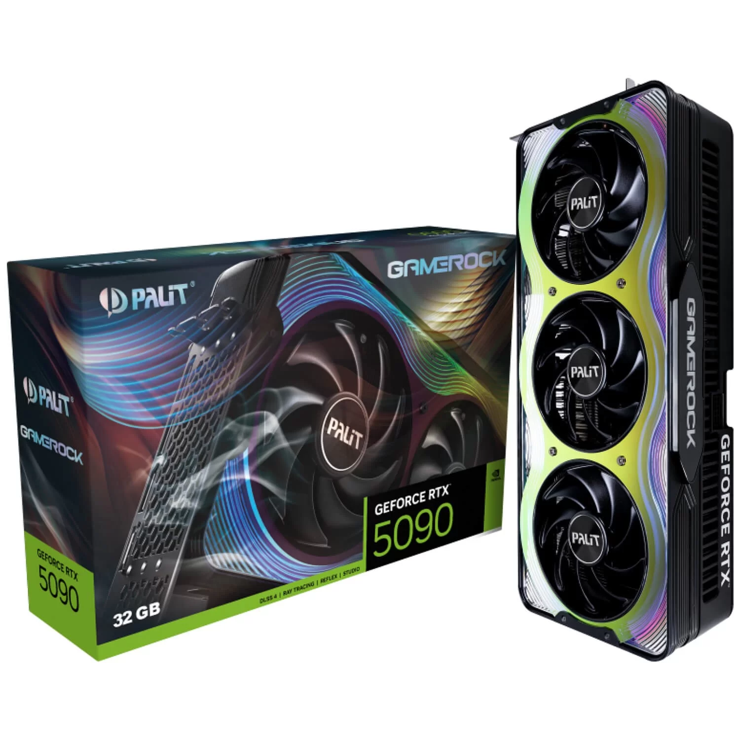 Video Card Palit GeForce RTX 5090 GameRock 32GB NE75090019R5-GB2020G
