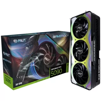 Video Card Palit GeForce RTX 5090 GameRock 32GB NE75090019R5-GB2020G Video Card Palit GeForce RTX 5090 GameRock 32GB NE75090019R5-GB2020G