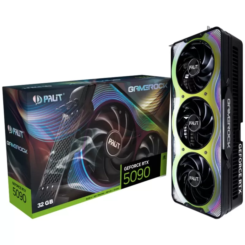 Video Card Palit GeForce RTX 5090 GameRock 32GB NE75090019R5-GB2020G