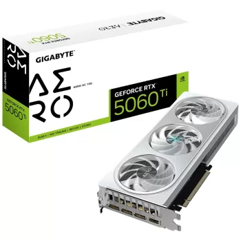 כרטיס מסך Gigabyte GeForce RTX 5060 Ti AERO OC 16G GV-N506TAERO OC-16GD