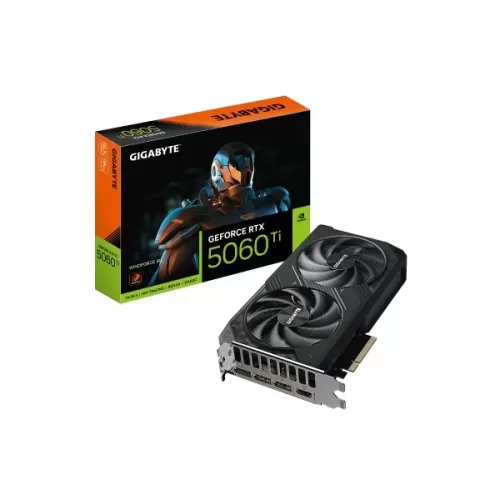 Video Card Gigabyte GeForce RTX 5060 Ti WINDFORCE 8G GV-N506TWF2-8GD Video Card Gigabyte GeForce RTX 5060 Ti WINDFORCE 8G GV-N506TWF2-8GD