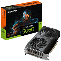 כרטיס מסך Gigabyte GeForce RTX 5060 WINDFORCE MAX OC 8G GV-N5060WF2MAX OC-8GD כרטיס מסך Gigabyte GeForce RTX 5060 WINDFORCE MAX OC 8G GV-N5060WF2MAX OC-8GD