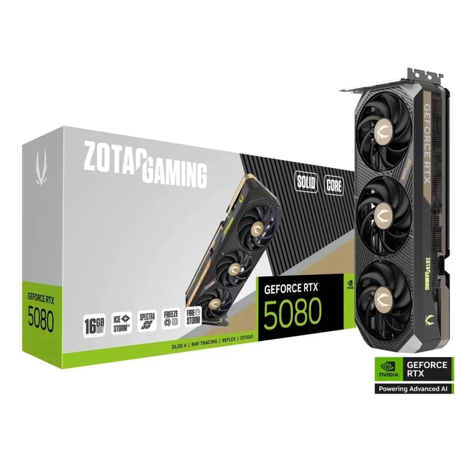 ВидеоКарта Zotac GAMING GeForce RTX 5080 SOLID CORE ZT-B50800D2-10P