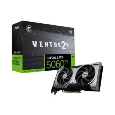 כרטיס מסך MSI RTX 5060 Ti 16G VENTUS 2X OC PLUS כרטיס מסך MSI RTX 5060 Ti 16G VENTUS 2X OC PLUS