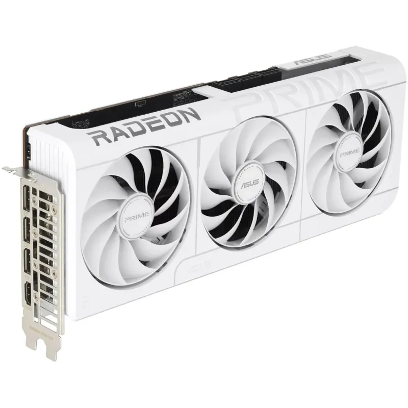 Video Card Asus Prime Radeon RX 9070 XT White OC Edition 16GB GDDR6 90YV0L75-M0NA00 Video Card Asus Prime Radeon RX 9070 XT White OC Edition 16GB GDDR6 90YV0L75-M0NA00
