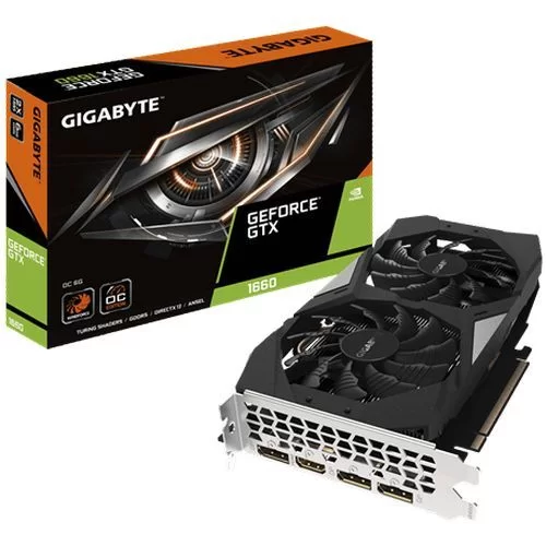 Video Card Gigabyte GeForce GTX 1660 OC 6G GV-N1660OC-6GD - official importer