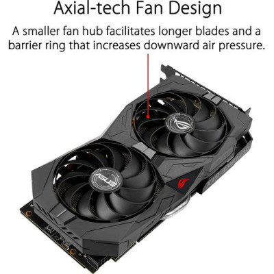 כרטיס מסך Asus ROG-STRIX-GTX1650S-A4G-GAMING NVIDIA GeForce GTX 1650 SUPER כרטיס מסך Asus ROG-STRIX-GTX1650S-A4G-GAMING NVIDIA GeForce GTX 1650 SUPER