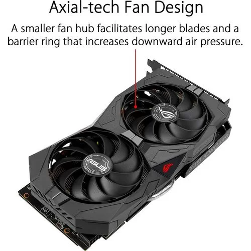ВидеоКарта Asus ROG-STRIX-GTX1650S-A4G-GAMING NVIDIA GeForce GTX 1650 SUPER