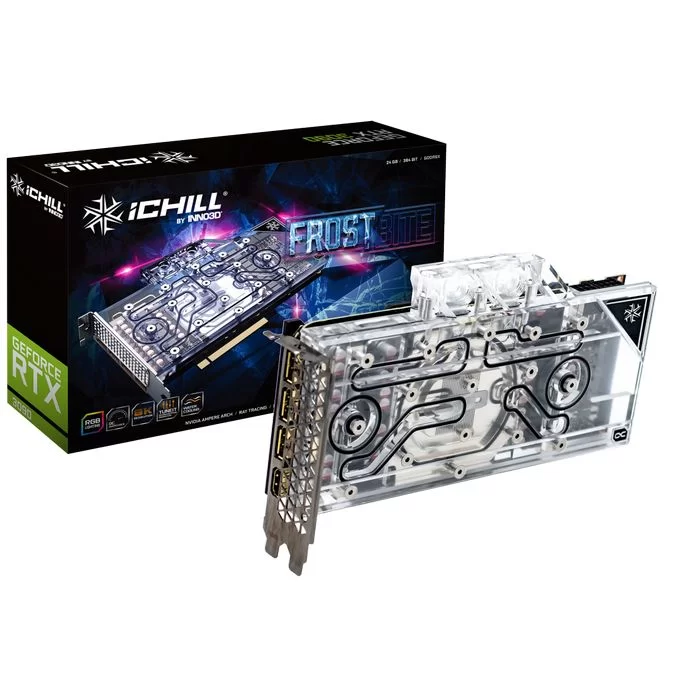 כרטיס מסך Inno3D GEFORCE RTX 3090 ICHILL FROSTBITE C3090-246XX-1880FB