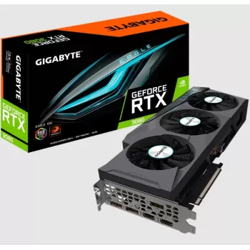 Video Card Gigabyte GeForce RTX 3080 EAGLE 10G GV-N3080EAGLE-10GD (rev. 2.0) LHR - official importer