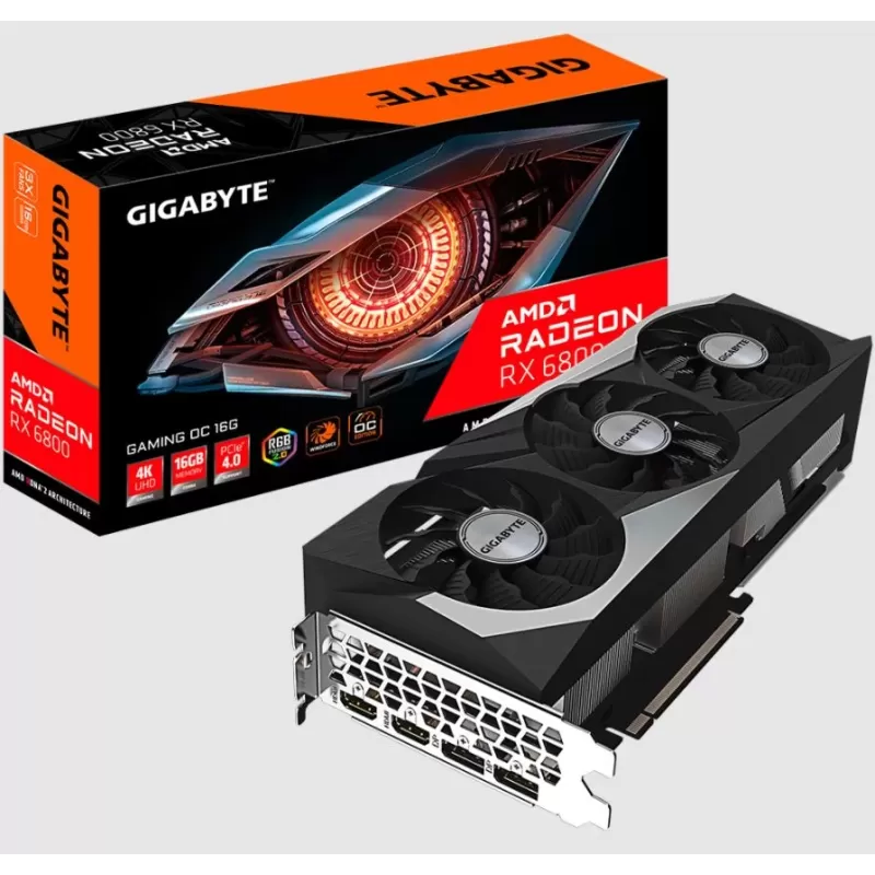 Video Card Gigabyte Radeon RX 6800 GAMING OC 16G GV-R68GAMING OC-16GD - official importer Video Card Gigabyte Radeon RX 6800 GAMING OC 16G GV-R68GAMING OC-16GD - official importer