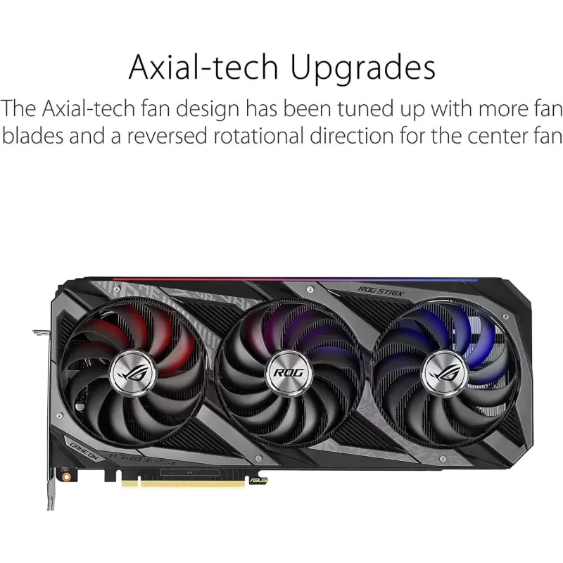 ВидеоКарта Asus ROG Strix GeForce RTX 3080 Ti OC Edition 12GB GDDR6X ROG-STRIX-RTX3080TI-O12G-GAMING