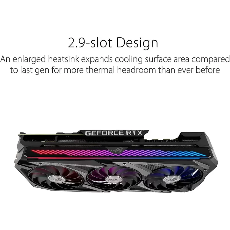 ВидеоКарта Asus ROG Strix GeForce RTX 3080 Ti OC Edition 12GB GDDR6X ROG-STRIX-RTX3080TI-O12G-GAMING