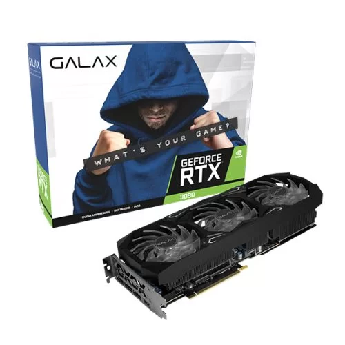 Video Card Galax GeForce RTX 3080 12GB SG LHR (1-Click OC Feature) 38NOM5MD99SS Video Card Galax GeForce RTX 3080 12GB SG LHR (1-Click OC Feature) 38NOM5MD99SS