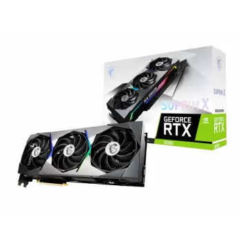 כרטיס מסך MSI GeForce RTX 3080 SUPRIM X 12G LHR NVIDIA GeForce RTX 3080 כרטיס מסך MSI GeForce RTX 3080 SUPRIM X 12G LHR NVIDIA GeForce RTX 3080