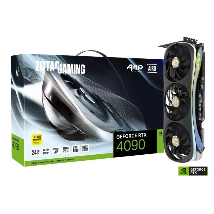 כרטיס מסך Zotac GAMING GeForce RTX 4090 AMP Extreme AIRO ZT-D40900B-10P כרטיס מסך Zotac GAMING GeForce RTX 4090 AMP Extreme AIRO ZT-D40900B-10P