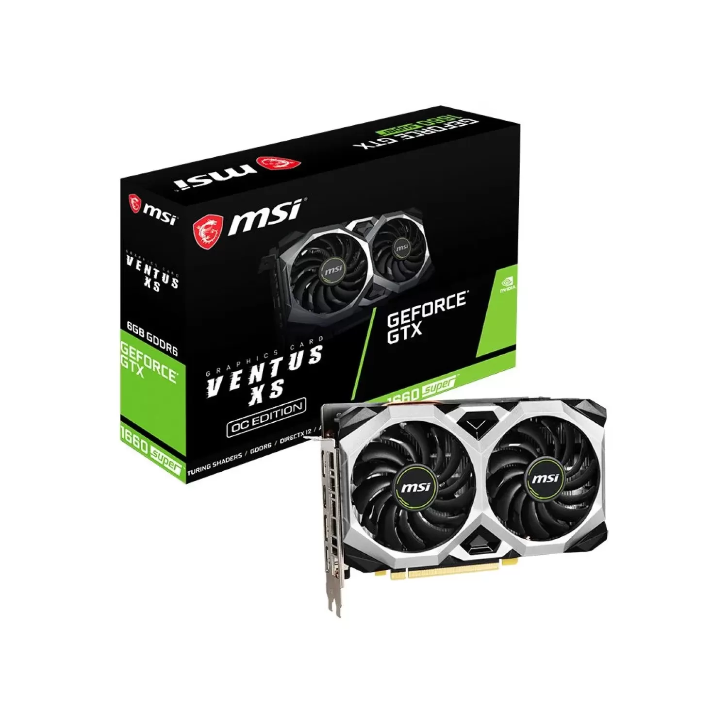 Video Card MSI GeForce GTX 1660 SUPER VENTUS XS OC 912-V375-279